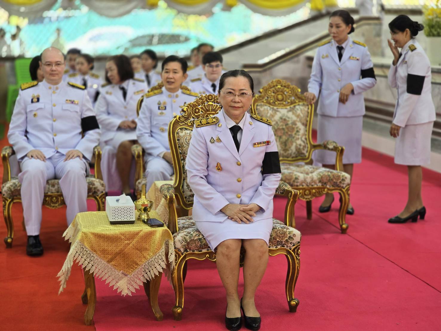 title -  ปฏิรูปที่ดินจังหวัดเพชรบุรี พร้อมด้วยเจ้าหน้าที่สำนักงานการปฏิรูปที่ดินจังหวัดเพชรบุรี ร่วมพิธีบรรพชาสามเณรและบวชศีลจาริณี ตามโครงการบรรพชาอุปสมบทพระภิกษุสามเณรและบวชศีลจาริณีภาคฤดูร้อน จังหวัดเพชรบุรี ประจำปี 2569